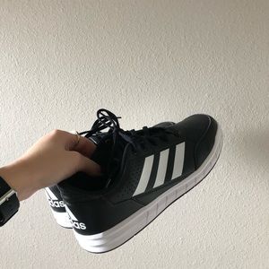 Black Adidas- only worn once